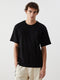 Crew Neck Short Sleeve Printed Combed Cotton Men's T-shirt